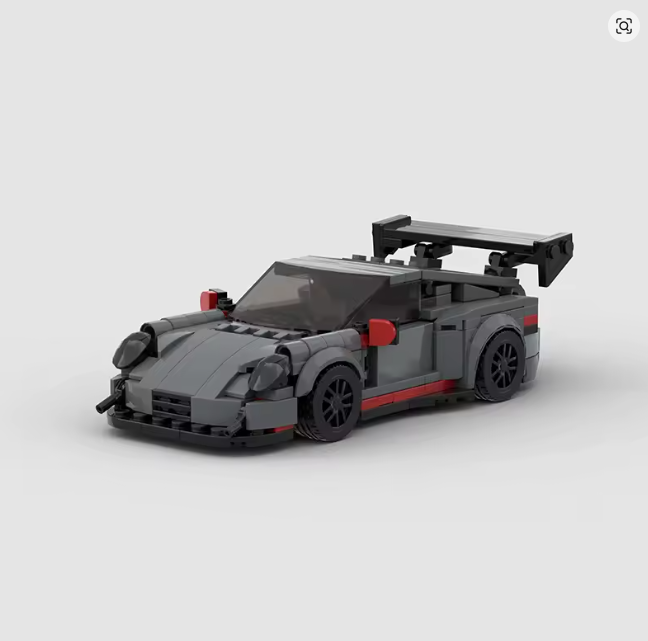 LEGO Porsche 911 GT3 RS – Buildable Miniature (374 pieces)