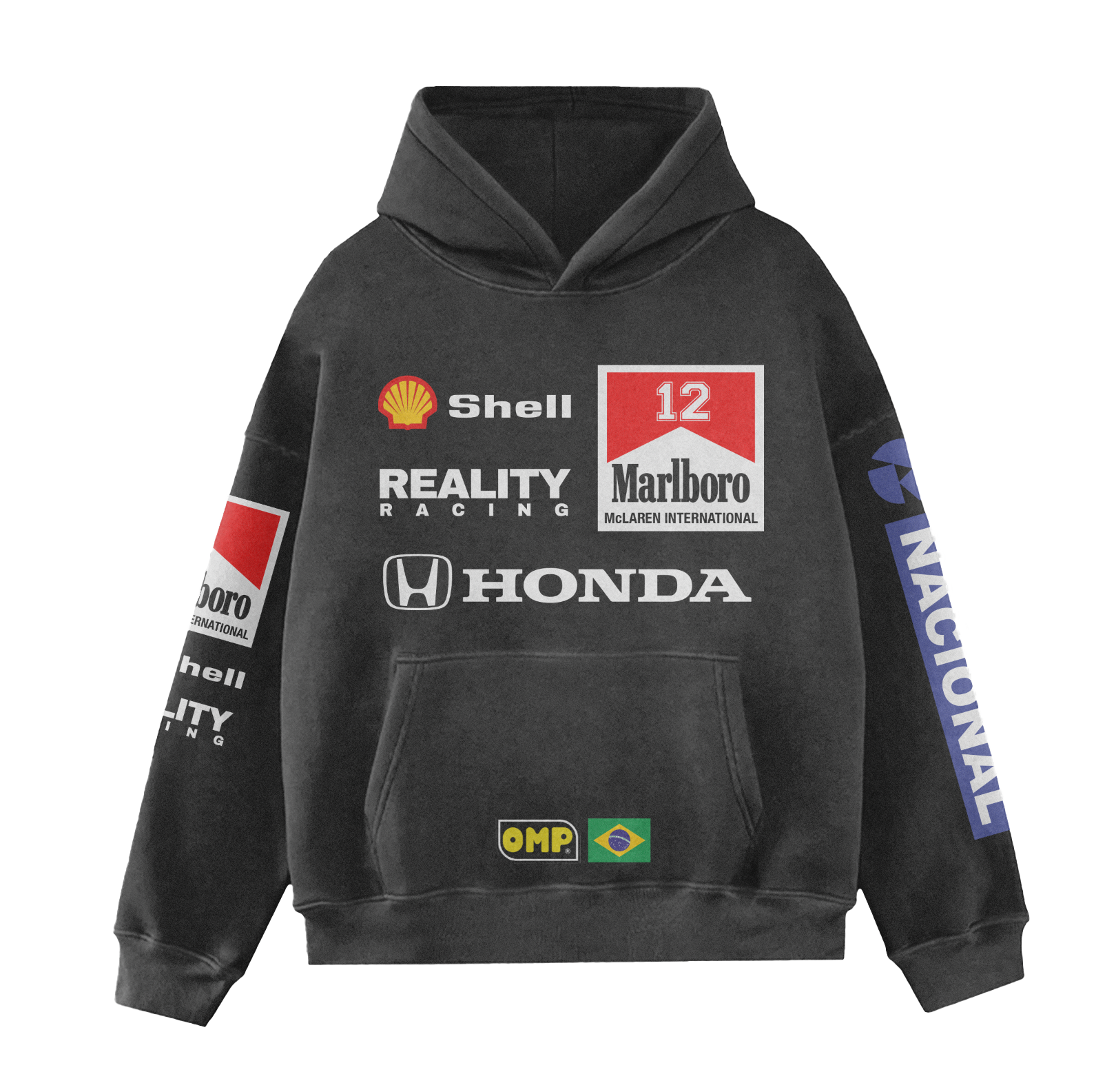Washed Senna Inspired Hoodie