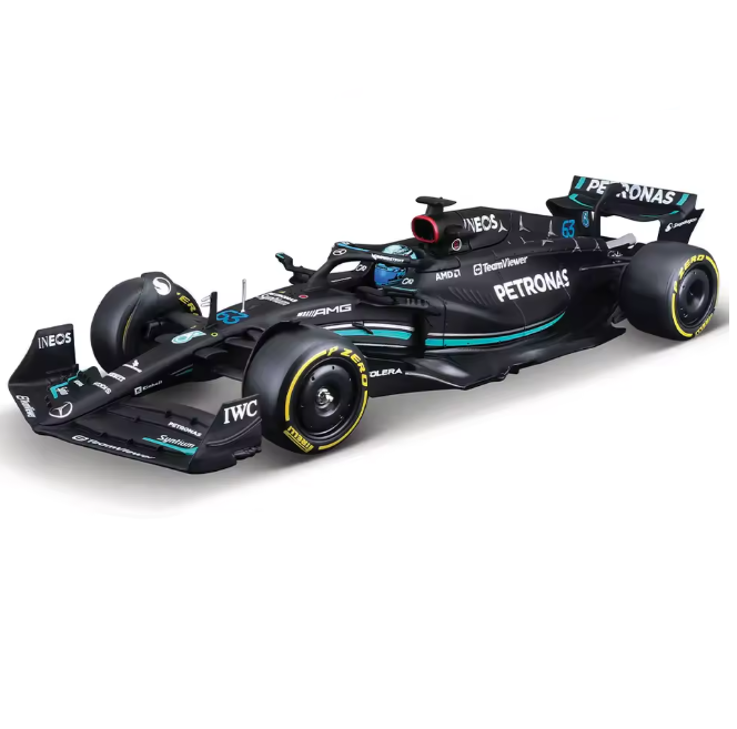 Miniature Mercedes-AMG W14 2023 #63 – George Russell