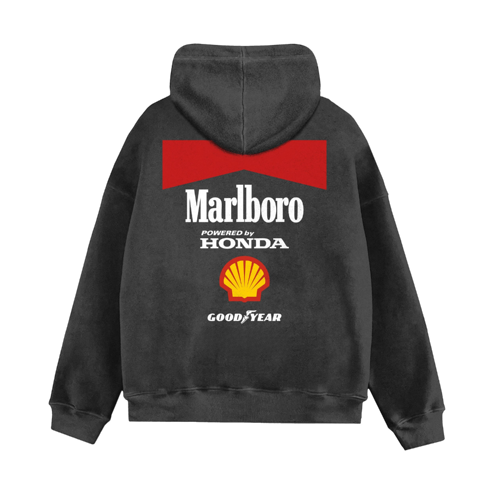 Washed Racing Inspired Hoodie